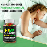 Gummies de chanvre à marque privée pour le soulagement du stress et un meilleur sommeil, 60 unités, Gummies à la vitamine C