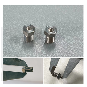 Piezas de impresora 3D al por mayor, OEM personalizable, compatible con <span class=keywords><strong>boquilla</strong></span> volcánica de carburo de tungsteno roscada 0,2-0,8 de 0,4 a 0,6 tamaños - Product Image 5
