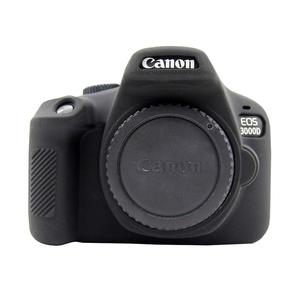 Yeah ยางซิลิโคนนิ่มเคสปกป้องกล้องสำหรับ <span class=keywords><strong>Canon</strong></span> <span class=keywords><strong>EOS</strong></span> 3000D/ <span class=keywords><strong>4000D</strong></span> SLR อุปกรณ์เสริม - Product Image 1