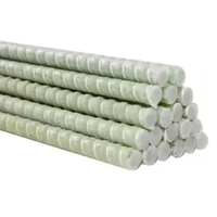 Varilla Corrugada Espiralada de GFRP, Varilla Roscada de Fibra de Vidrio, Corte con Técnica de Pultrusión Marca ZQ, Superficie Lisa para Concreto