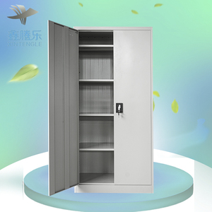 Armoire de rangement métallique moderne Tengle TL-247 à 2 portes pour bureau, dossiers, atelier, organisation de vêtements, avec serrure à clé, personnalisable - Product Image 1