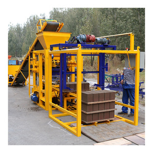 Bán tự động Khóa liên động và lát khối máy làm cho gạch bê tông vật liệu xi măng với các thành phần khuôn động cơ cốt lõi - Product Image 2