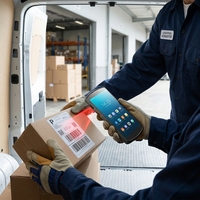 Collecteur de données mobile industriel robuste Android DT50S avec scanner de codes-barres 4 Go en stock pour le suivi d'entrepôt