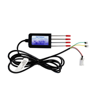 Capteur de sol intégré 7 en 1 EC pH NPK Humidité Température RS485 4-20mA 0-5V 0-10V Sortie USB Type C pour l'agriculture intelligente