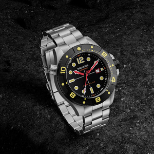 Reloj Mecánico Automático LIGE para Hombre, Resistente al Agua 20 BAR, Luminoso, de Buceo, con Correa de Acero Inoxidable y Fecha Automática - Product Image 3