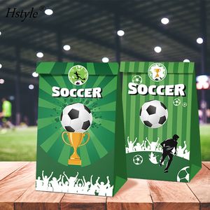 12pcs Soccer Goodie Bags Football Treat Bags For Soccer Birthday Party Supplies Soccer Snack Bags For Kids Boys Girls HS1184 - Product Image 2