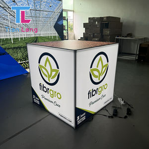 Cartel retroiluminado con caja de luz LED para paredes de exhibición de stand de feria comercial retroiluminado portátil impreso personalizado - Product Image 3