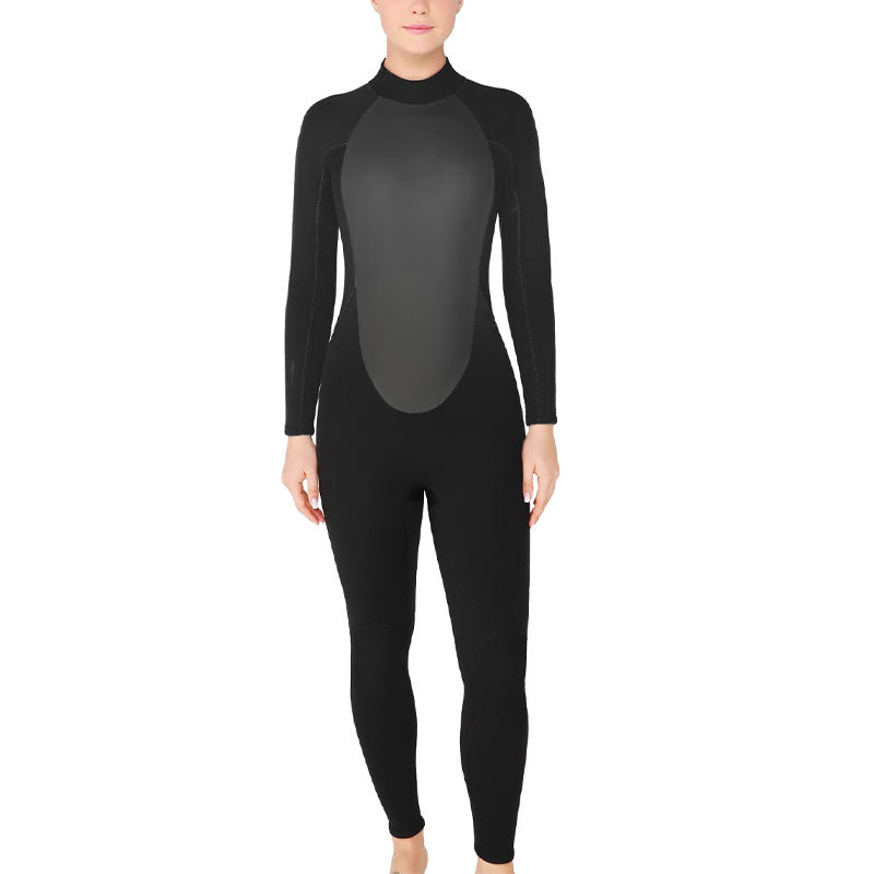 Male / Female 3mm Neoprene Full Body Uv Protection One-piece Long Sleeve Scuba Diving Suit Back Zipper Scuba Swimsuit 