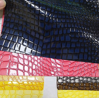DERFLEX Cuir Artificiel Stable et Fiable Nouveau Cuir à Motif Crocodile Cuir PU Artificiel pour Sacs