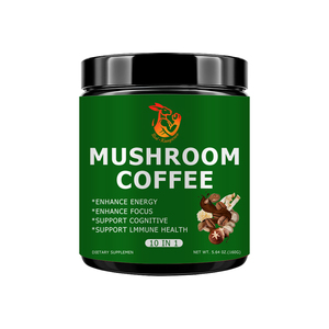 Café de Hongos de Marca Privada con Hongo Seta Reina, Café Instantáneo en Polvo para Mejorar la Claridad Mental - Product Image 1