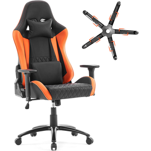 Chaise de Jeu bán buôn cam Rocking Racing E-Sport PC chơi Game Ghế văn phòng nhiệm vụ nặng nề tháo rời cơ sở Nylon - Product Image 1