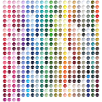 Perles rondes de 2,8 mm, couleurs DMC 447, pierres de remplacement en résine, mosaïque, gemmes, art 5D, peinture diamant, foret rond