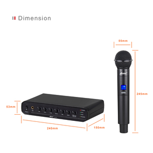 Lane Lvr-501 Top bán chạy nhất VHF Micro không dây cho karaoke - Product Image 4