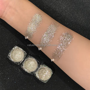 أصباغ بودرة فضفاضة من أكسيد الحديد النباتية لمستحضرات التجميل، أرجواني أخضر أحمر، ظلال عيون معدنية مجسمة، أصباغ جليتر للعيون - Product Image 5