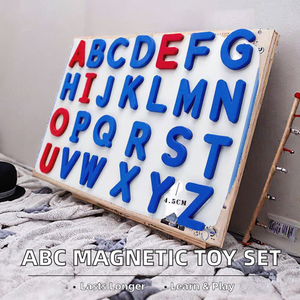 Preschool Learning Spelling EVA Waterproof Magnetic Sticker Letters Alphabet Fridge <strong>Magnets</strong> Asian <strong>Zen</strong> Design Back School - Product Image 4