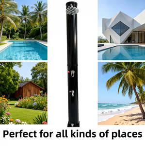 <span class=keywords><strong>Douche</strong></span> <span class=keywords><strong>solaire</strong></span> extérieure JADE <span class=keywords><strong>40L</strong></span> grande capacité |   <span class=keywords><strong>Douche</strong></span> en PVC 2 pièces avec rinçage des pieds pour piscine et jardin - Product Image 6