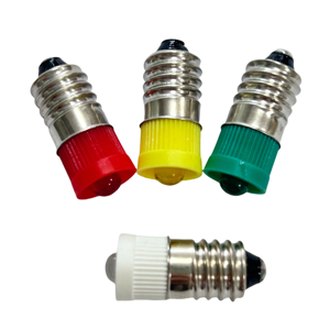 E10 lampada <span class=keywords><strong>LED</strong></span> perline 10x24mm Base a vite AC/DC 110-220V dispositivo lampada di ricambio a pulsante - Product Image 1