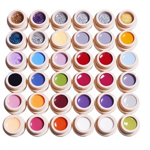 เจลทาเล็บใสแบบแข็งสำหรับทำโฟโตเทอราปี สีสันสดใส เนื้อครีมเนียนละเอียด สไตล์ญี่ปุ่น บรรจุในกระปุก สำหรับร้านทำเล็บ - Product Image 1