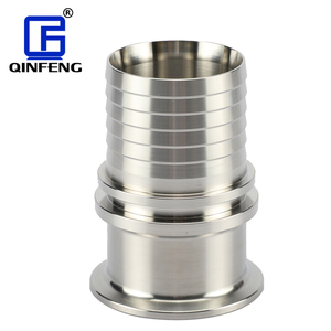 Tùy chỉnh vệ sinh ống phù hợp 3 inch thép không gỉ 304 316L khớp nối Tri kẹp ống phụ kiện barb ferrule Bộ chuyển đổi - Product Image 3