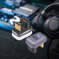 Adaptateur USB-C JILIAN Neuf, Lot de 2, Connecteur Angulaire, 240W PD, Haute Vitesse 40 Gbps, Affichage 8K, Alliage de Zinc, pour Ordinateur Portable/PC/Bureau/Jeux