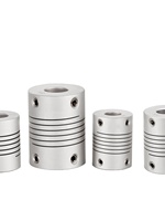 Accouplements de tige universels en acier inoxydable à ressort filaire, connecteurs flexibles pour moteur, encodeur, vis à billes, machine