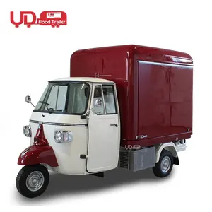 वाणिज्यिक खानपान उपकरण मोबाइल रसोई खाद्य ट्रकों बिक्री यूरोप स्कूटर बिजली Tricycle के लिए फास्ट फूड गाड़ी