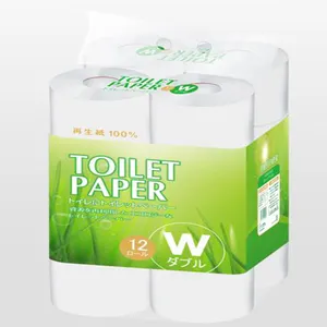 批发免费样品纸巾纸马桶白色软回收2ply马桶纸卷