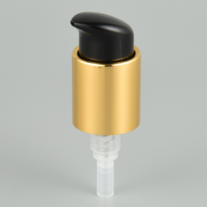 Manufacture Supply Cosmetic Packaging 20mm White <strong>Aluminium</strong> Gold Color Liquid Foundation <strong>Plastic</strong> Pump Lotion Cream Pump - Product Image 3