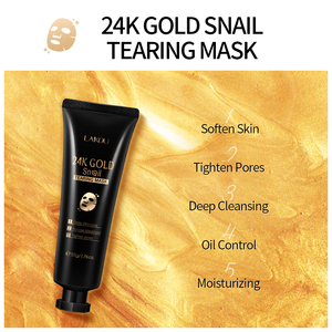 Produits de beauté LAIKOU, masque pour le nez anti-points noirs à l'or 24 carats, masque exfoliant, nettoyage en profondeur, resserre les pores, masque hydratant pour le visage - Product Image 4