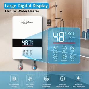Calentador de agua de ducha de baño de lujo 220V 6000W Caliente Calor instantáneo Sin tanque Calentadores de agua caliente sin fin - Product Image 3