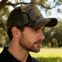 Gorra Trucker Realtree Cam Mesh Ajustable para Caza y Actividades al Aire Libre, Envío Rápido desde EE. UU.