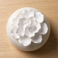 Diffuseur de parfum en céramique solide, pierre aromatique parfumée aux fleurs, fait main, pour la maison, huile essentielle, désodorisant