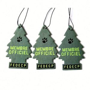 Ambientador de Coche Personalizado con Logotipo Promocional, Ambientador de Papel Absorbente con Aceites Esenciales en Forma de Árbol - Product Image 2