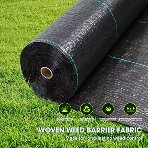 Vải địa kỹ thuật vải đen nhựa cho trang trại chống cỏ dại cỏ dại mulch nông nghiệp Cỏ Dại kiểm soát mat - Product Image 3