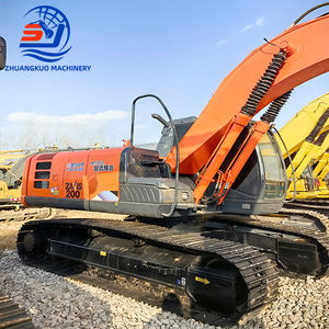 Excavatrice Hitachi ZX200 d'occasion, 20 tonnes, sur chenilles, avec bras long et godet robuste, idéale pour les travaux de terrassement profonds et les constructions lourdes - Product Image 1