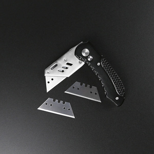 Cuchilla de Repuesto Trapezoidal de Alta Precisión para Cuchillo Multiusos Deslizante, Herramienta Manual Pequeñ<span class=keywords><strong>a</strong></span> para Cortar Formas Especiales - Product Image 1