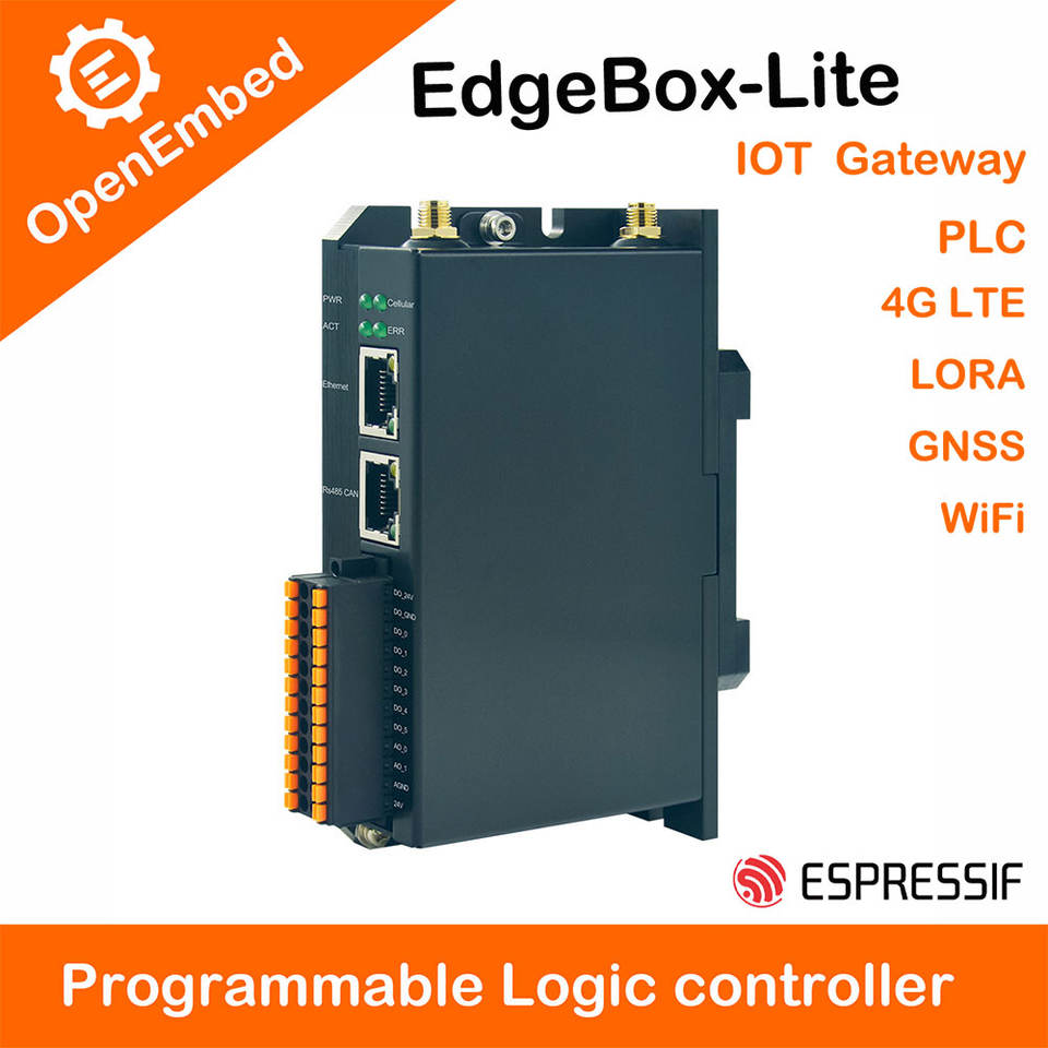 Openembed ESP32 Industrial IIOT Controller - Edgebox-lite