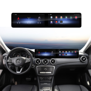 Hot bán 12.3 inch màn hình kép <span class=keywords><strong>GPS</strong></span> xe Màn hình kỹ thuật số cụm trung tâm giao diện điều khiển cho Benz GLA CLA một lớp Android Bảng điều khiển - Product Image 1