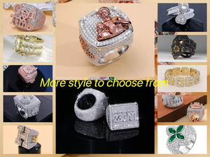 แหวนเพชรที่ปลูกในห้องปฏิบัติการแบบกำหนดเองการตั้งค่ากุหลาบกลวง9K/14K/18K ด้วยเพชรหลวม20จุดสำหรับสวมใส่ประจำวันและปาร์ตี้ของผู้หญิง - Product Image 5