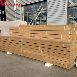 Superficie acabada de <span class=keywords><strong>puerta</strong></span> de garaje seccional moderna personalizada de acero inoxidable para uso en exteriores y villas - Product Image 6