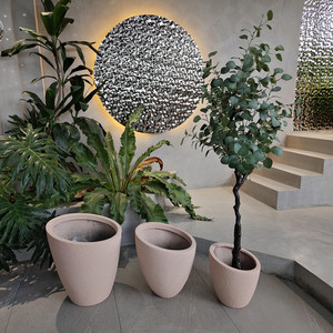 Pots de plantes d'intérieur de haute qualité <span class=keywords><strong>pot</strong></span> de plantes d'extérieur coloré grand <span class=keywords><strong>pot</strong></span> de bonsaï en fibre de verre pour la décoration de la maison - Product Image 5