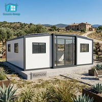 Casa prefabricada para Honduras resistente a los terremotos a prueba de agua hecha de contenedor de acero para cochera, almacén, tienda, uso sanitario