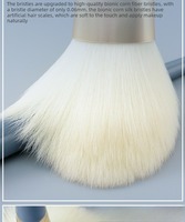Ensemble professionnel de 10 pinceaux de maquillage, pinceaux doux pour fond de teint liquide et poudre, pinceaux pour les yeux et le blush, outils de maquillage