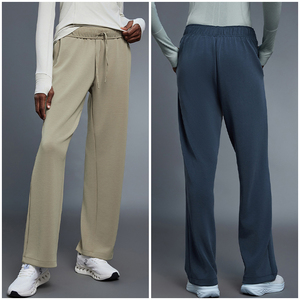 D25095 <span class=keywords><strong>Mujeres</strong></span> Pantalones <span class=keywords><strong>de</strong></span> chándal casuales <span class=keywords><strong>de</strong></span> cintura alta <span class=keywords><strong>Entrenamiento</strong></span> Joggers Pantalones <span class=keywords><strong>de</strong></span> jogging <span class=keywords><strong>de</strong></span> pierna ancha <span class=keywords><strong>para</strong></span> correr Fitness - Product Image 2