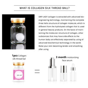 מותג פרטי קוריאני אורגני אנטי-הזדקנות קולגן משי חלבון כדור הרמת פנים סרום - Product Image 2