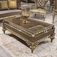 Meubles de salon de style européen, personnalisation de villa, canapé en tissu de luxe haut de gamme, canapé en bois massif sculpté