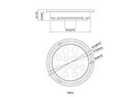 Feu LED rond de 4 pouces Stop/Feu arrière/Clignotant, montage sur bride avec anneau uni, pour camion et remorque, conforme aux normes DOT/SAE/FMVSS108