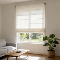 Stores romains modernes pour fenêtres, rideaux en tissu sur mesure, stores occultants pour la décoration intérieure et la cuisine