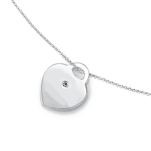 <strong>High</strong>-<strong>End</strong> Women's Charm Necklace with Heart-Shaped Pendant Trendy Link Chain <strong>Jewelry</strong> for Parties Gifts Anniversaries - Product Image 2