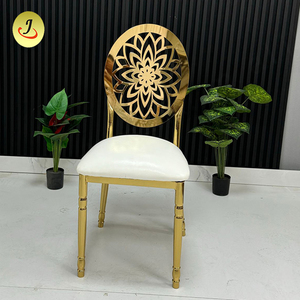 Chaises empilables d'hôtel de mariage de banquet chaise dinante en métal de galvanoplastie pour des événements de partie - Product Image 6